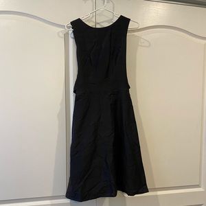 Black 100% silk Audrey Hepburn Type Dress